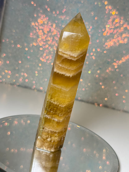 Yellow Fluorite Point