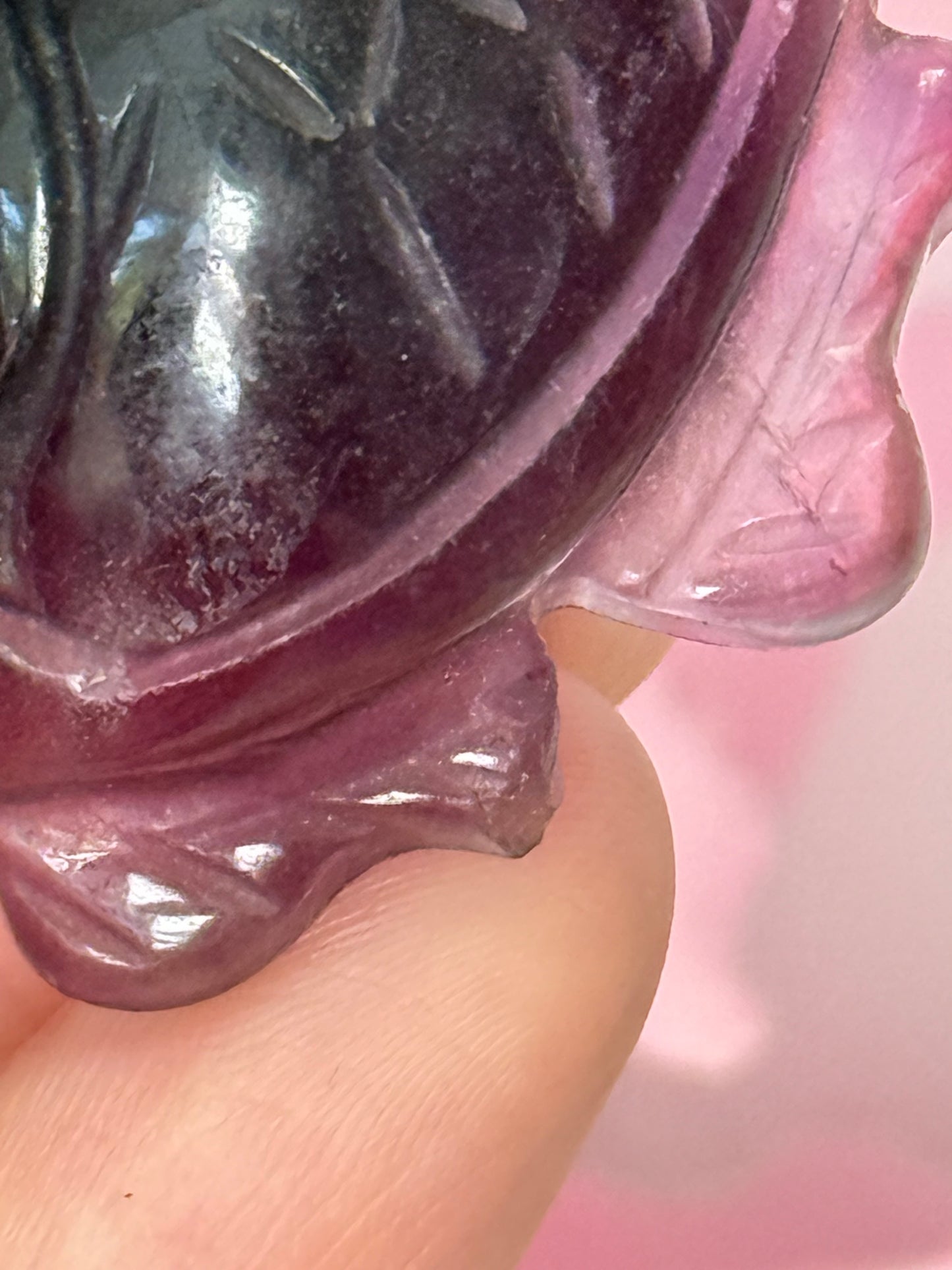 Fluorite Turtle (Minor Damage)