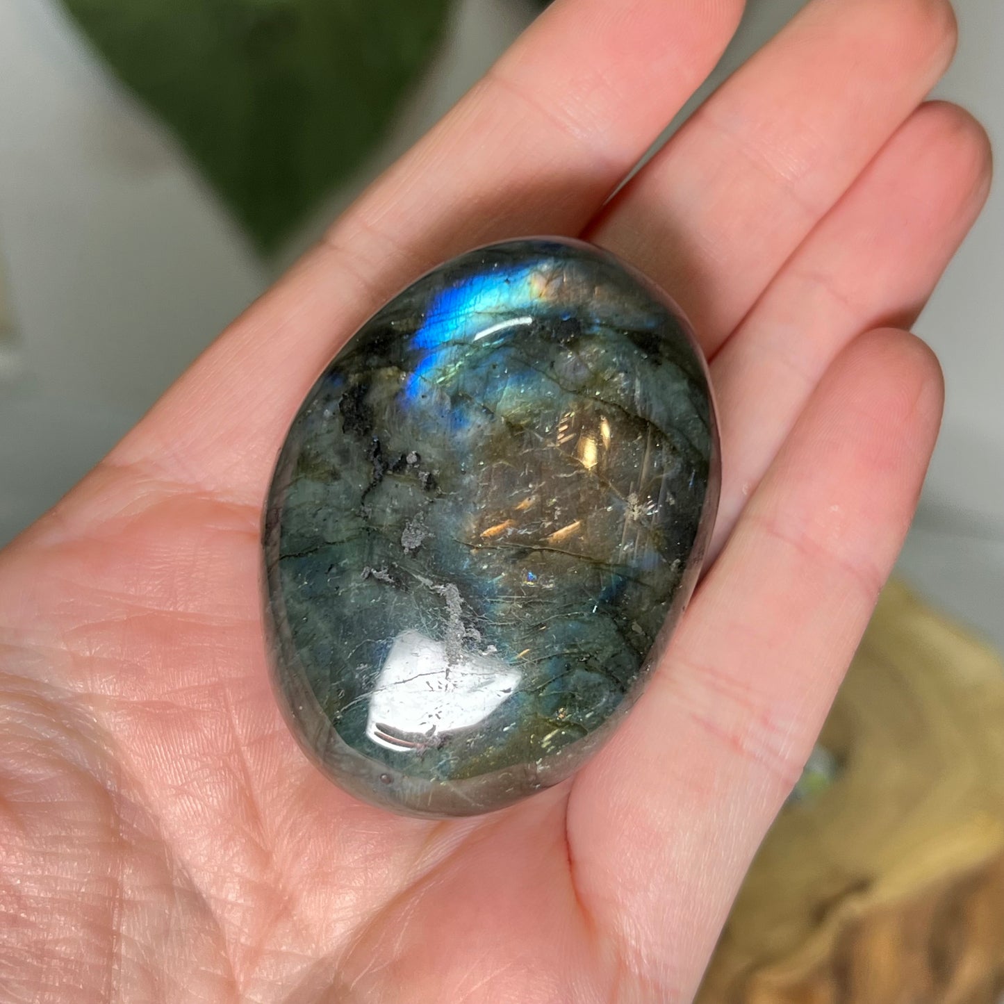 Labradorite Palm Stone