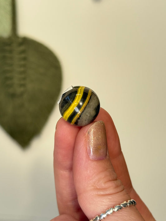 Mini Bumblebee Jasper Sphere