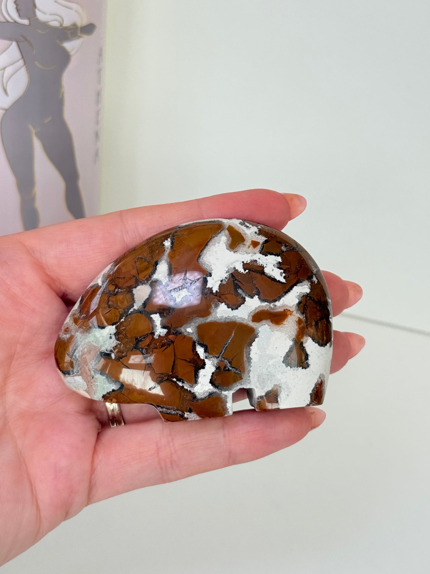 Brecciated Jasper Zuni Bear