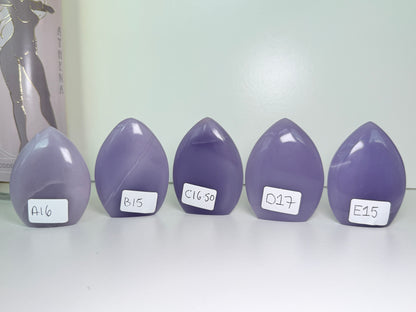 Yttrium (Lavender) Fluorite Flames