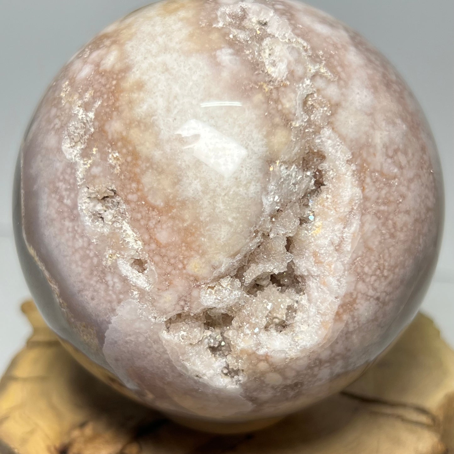 Large Pink Amethyst Sphere