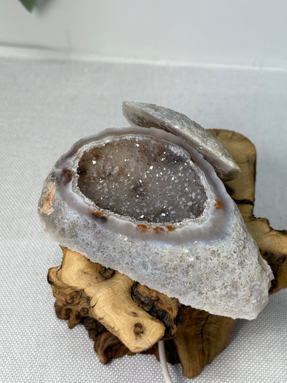 Agate Geode Ring/Trinket Box