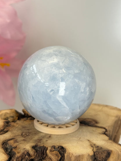 Blue Calcite Sphere