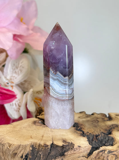 Amethyst x Mexican Agate Point