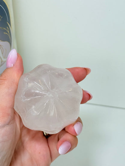 Clear Quartz Pumpkin