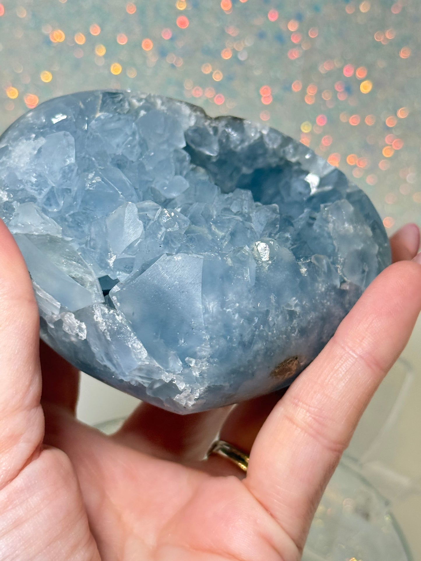 Celestite Heart
