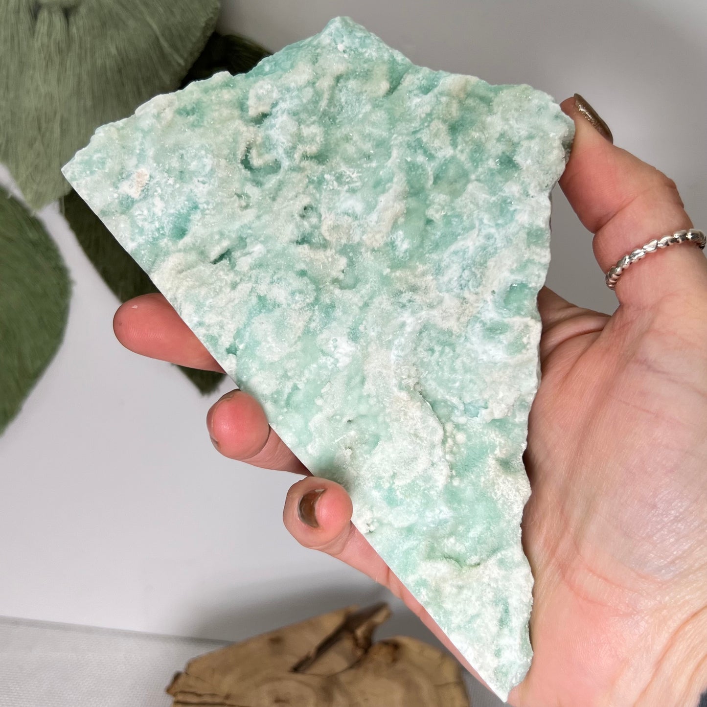 Raw Hemimorphite Slab