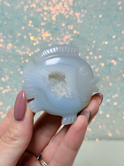 Druzy Agate Fish (B)