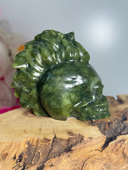 Serpentine Mohawk Skull