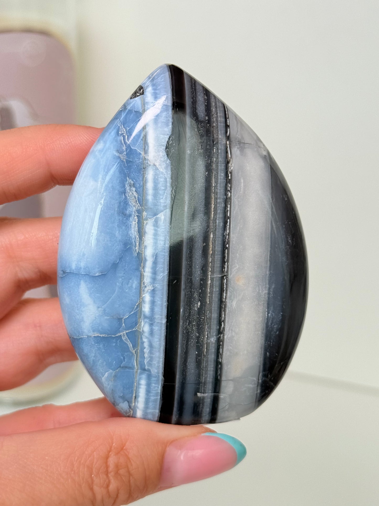 Indian Blue Opal Flame