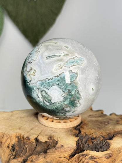 Moss Agate Sphere