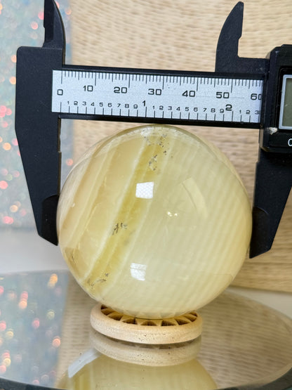 Fingerprint Calcite Sphere