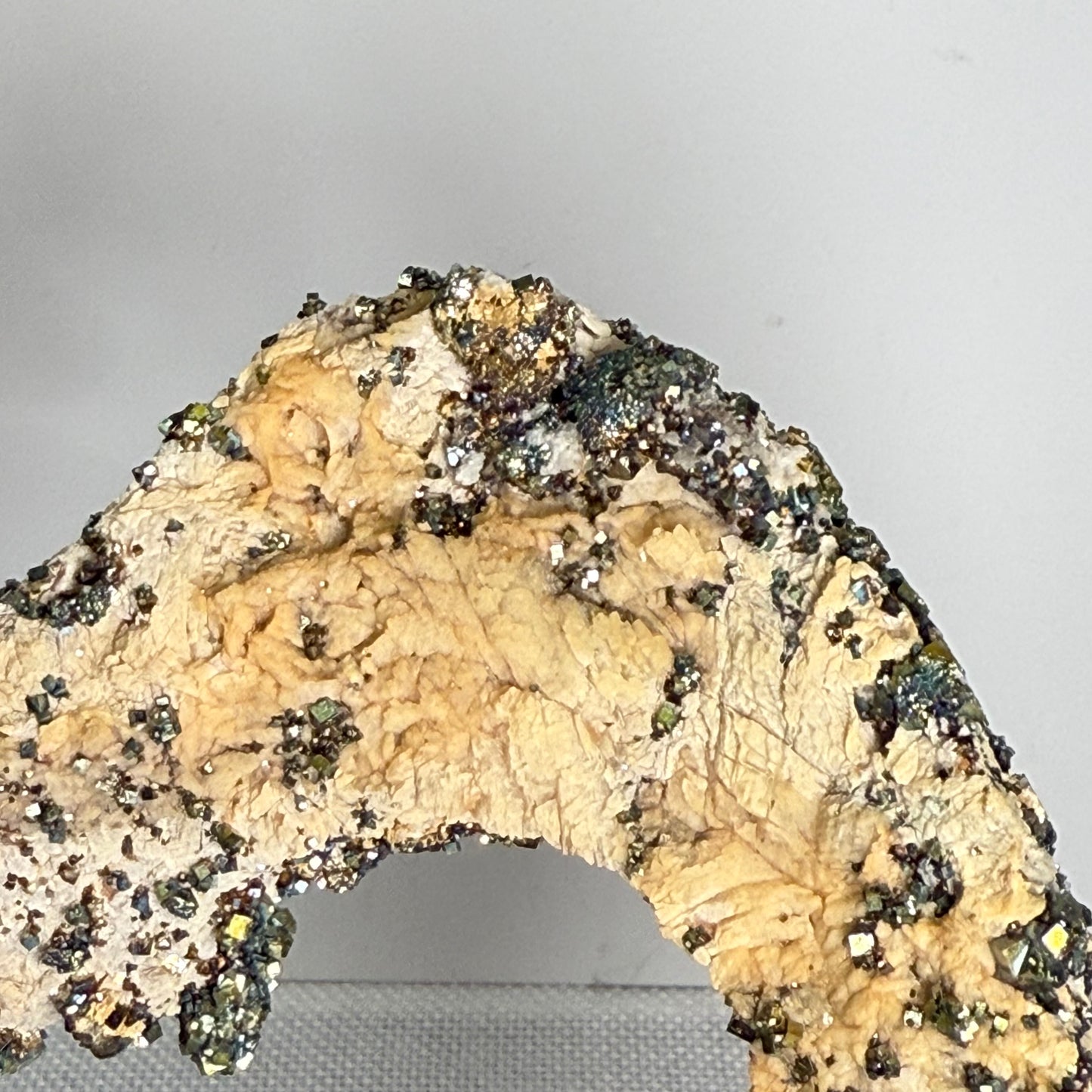 Chalcopyrite On Matrix (Heart Shape!)