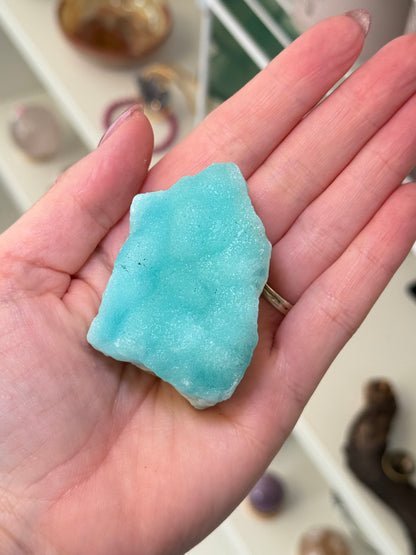 Blue Aragonite & Smithsonite Raw