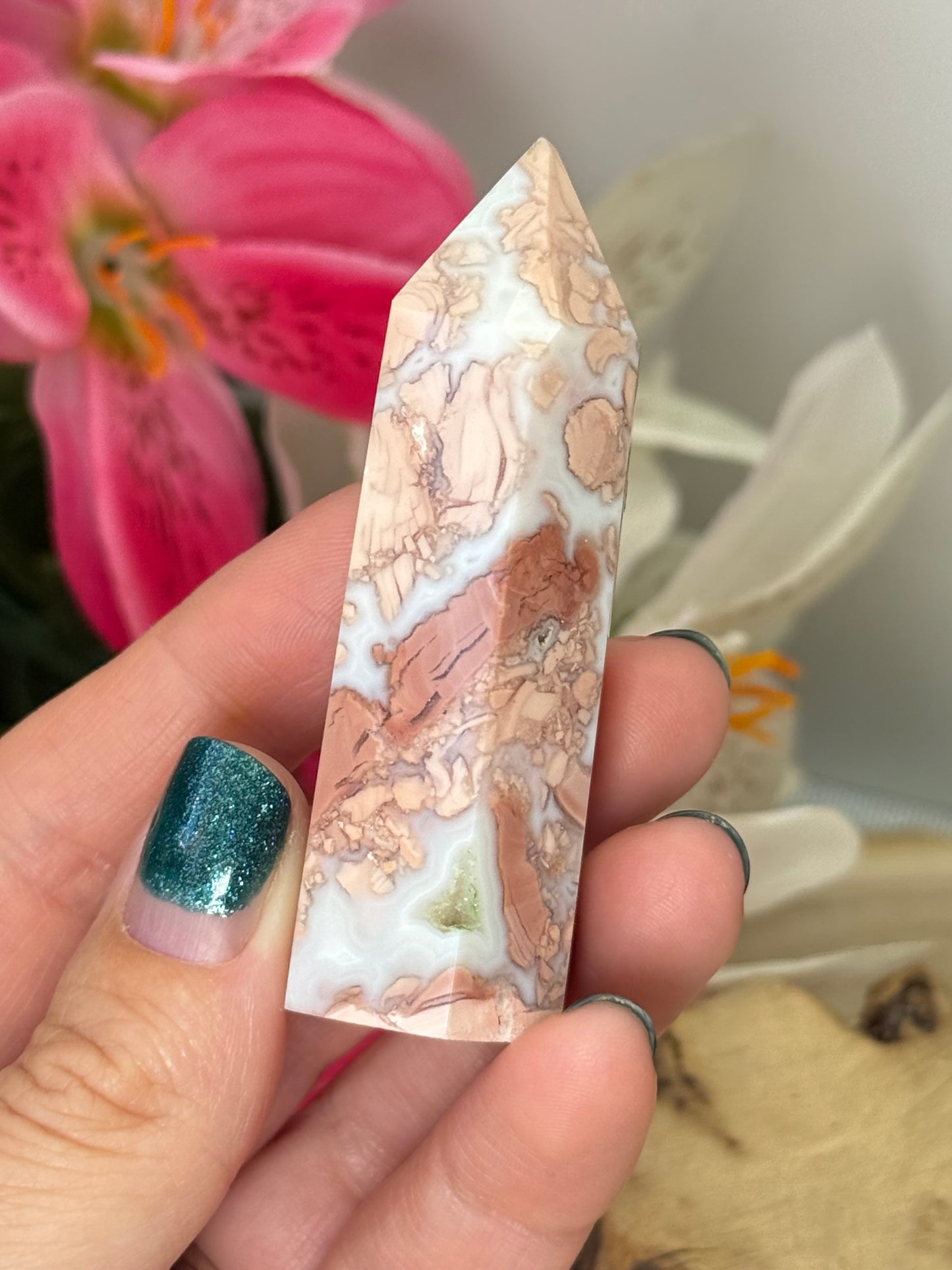 Cotton Candy Agate Point