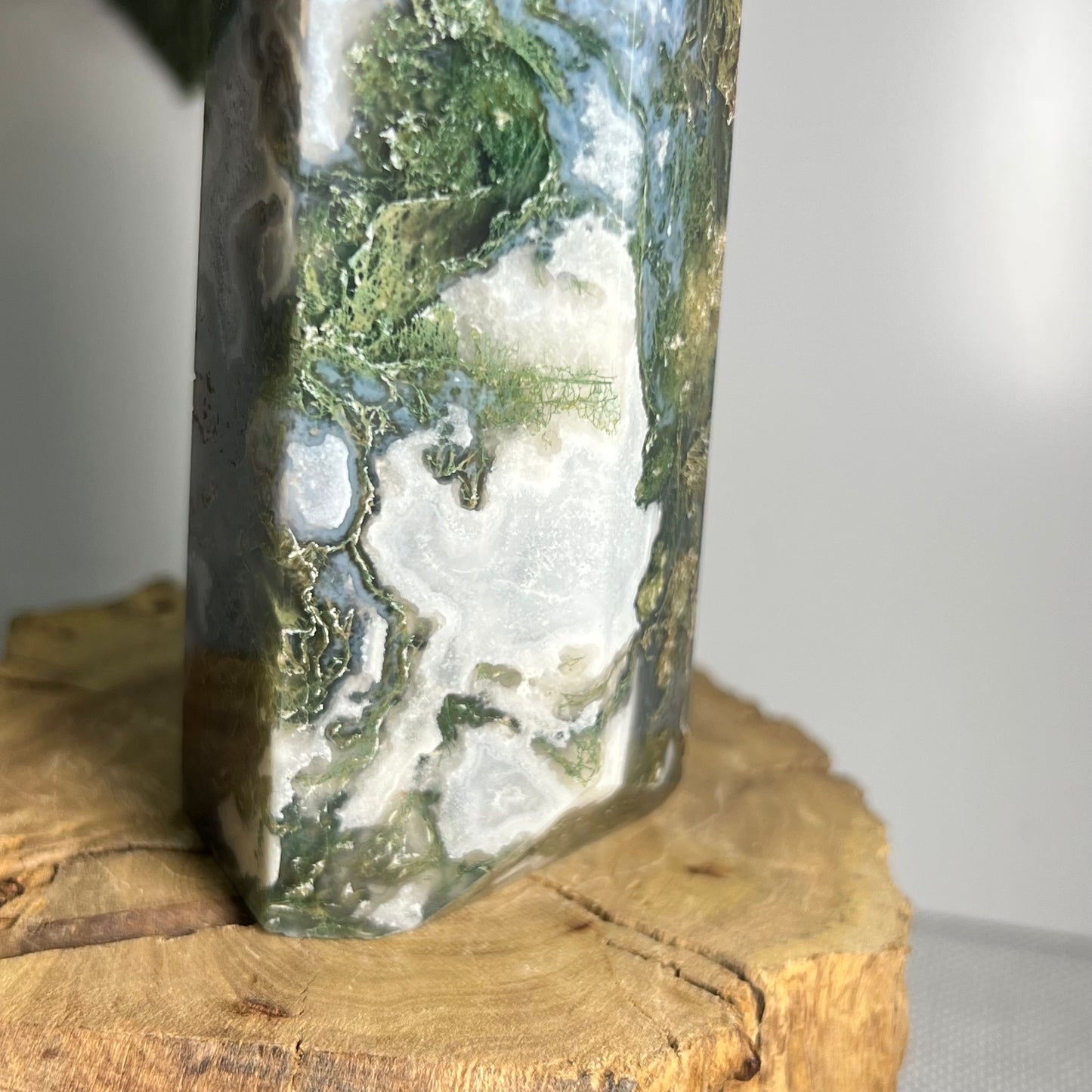 Large Moss Agate Point