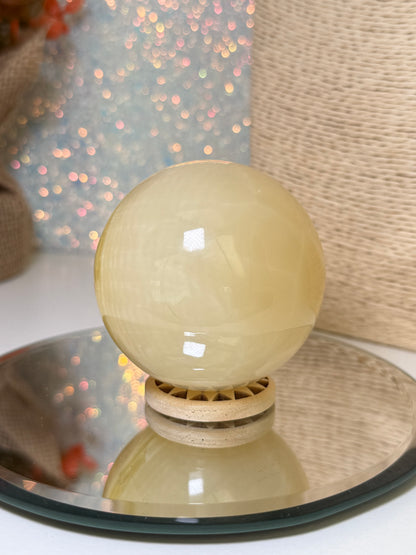 Fingerprint Calcite Sphere