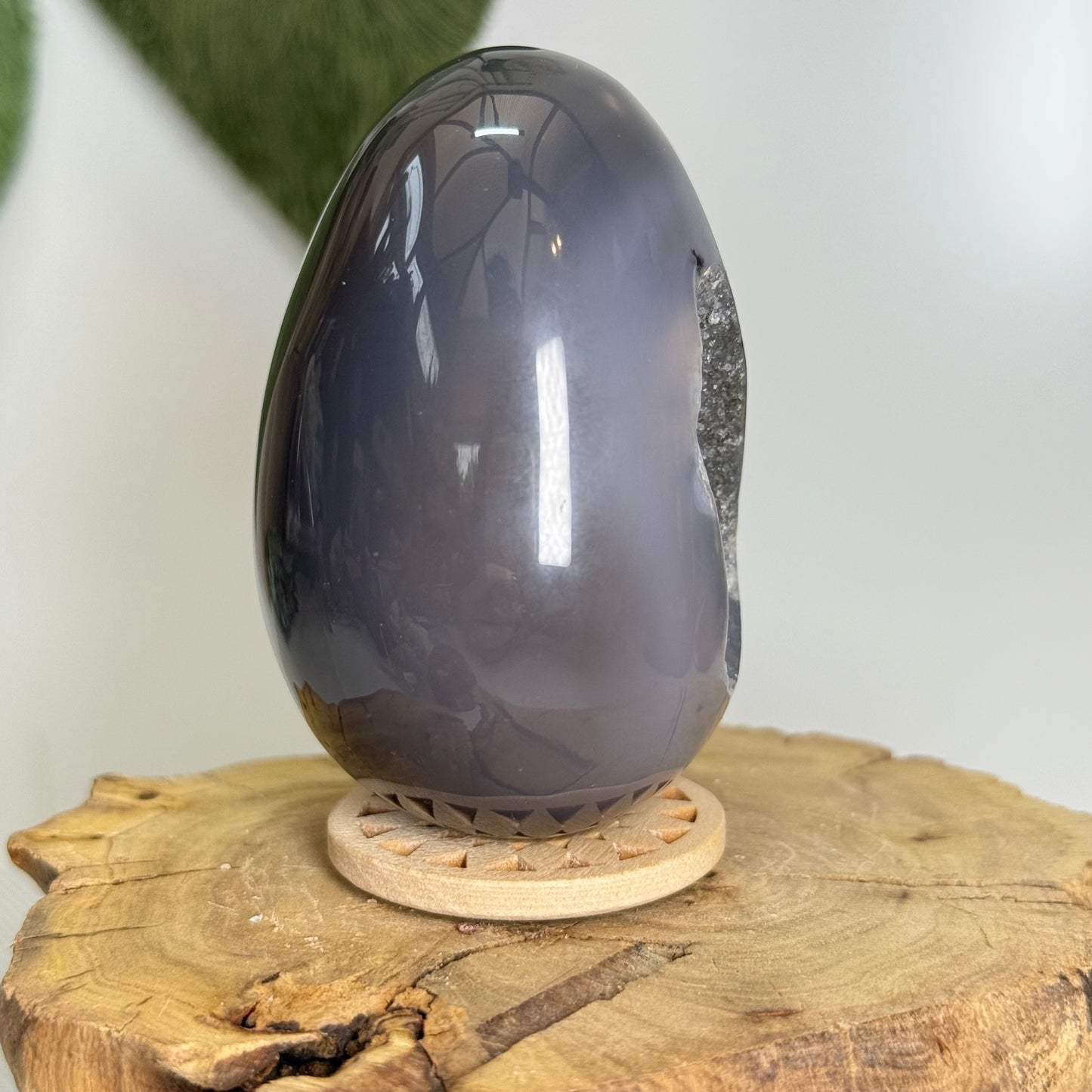 Druzy Agate Egg