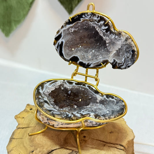 Agate Jewellery/Ring Box