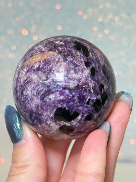 Charoite Sphere