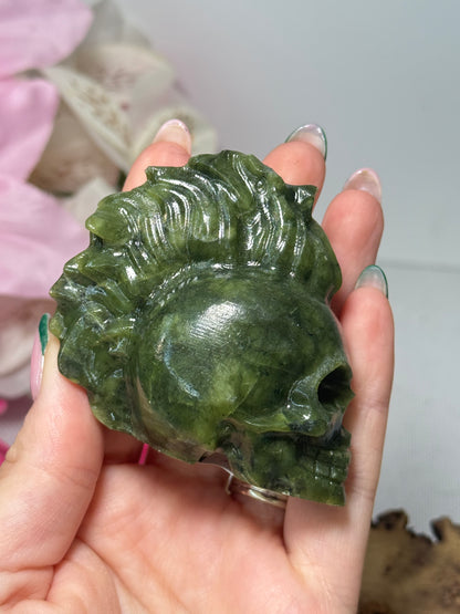 Serpentine Mohawk Skull
