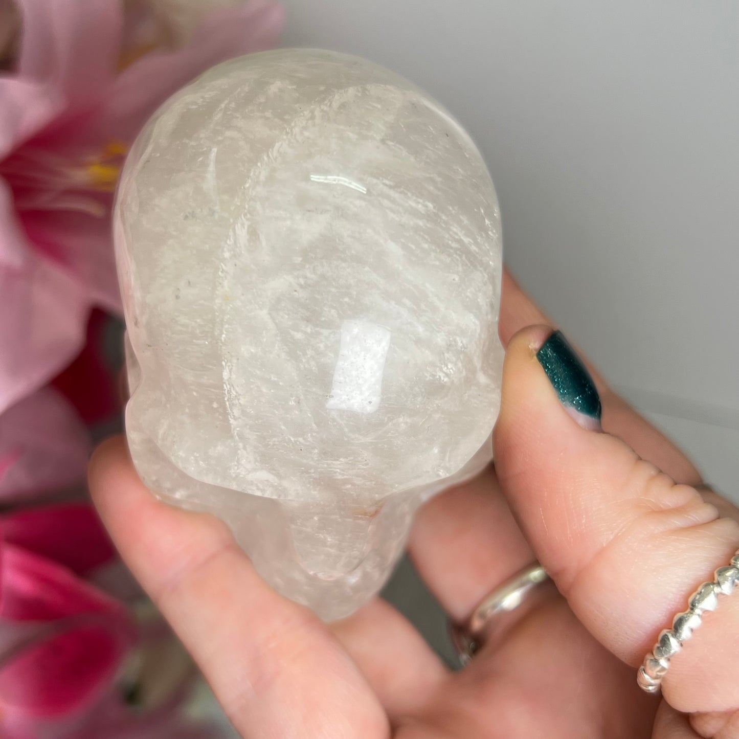 Clear Quartz Skull