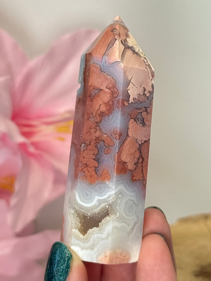 Cotton Candy Agate Point
