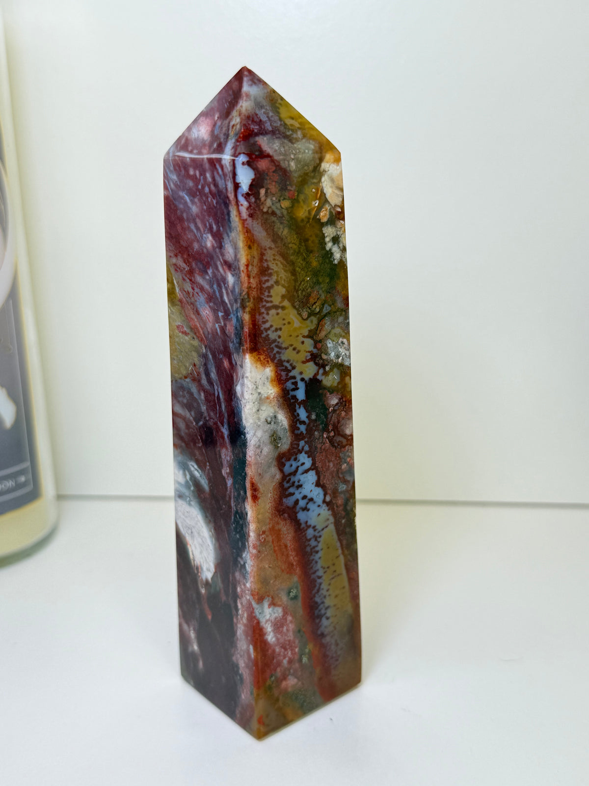 Purple Chalcedony & Jasper Tower (Indonesia)