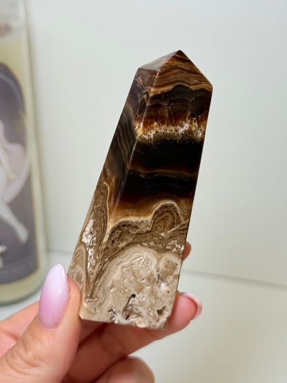 Chocolate Calcite Tower