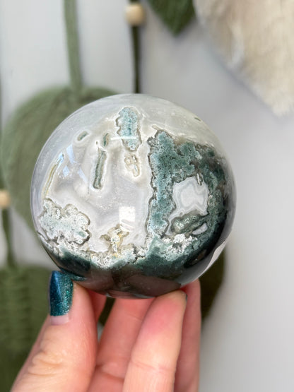 Moss Agate Sphere