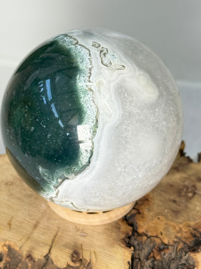 Moss Agate Sphere
