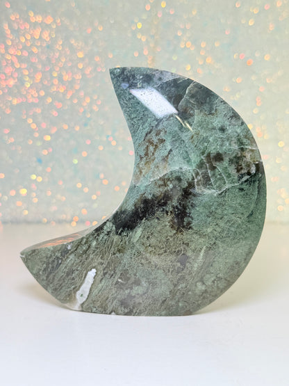 Moss Agate Moon