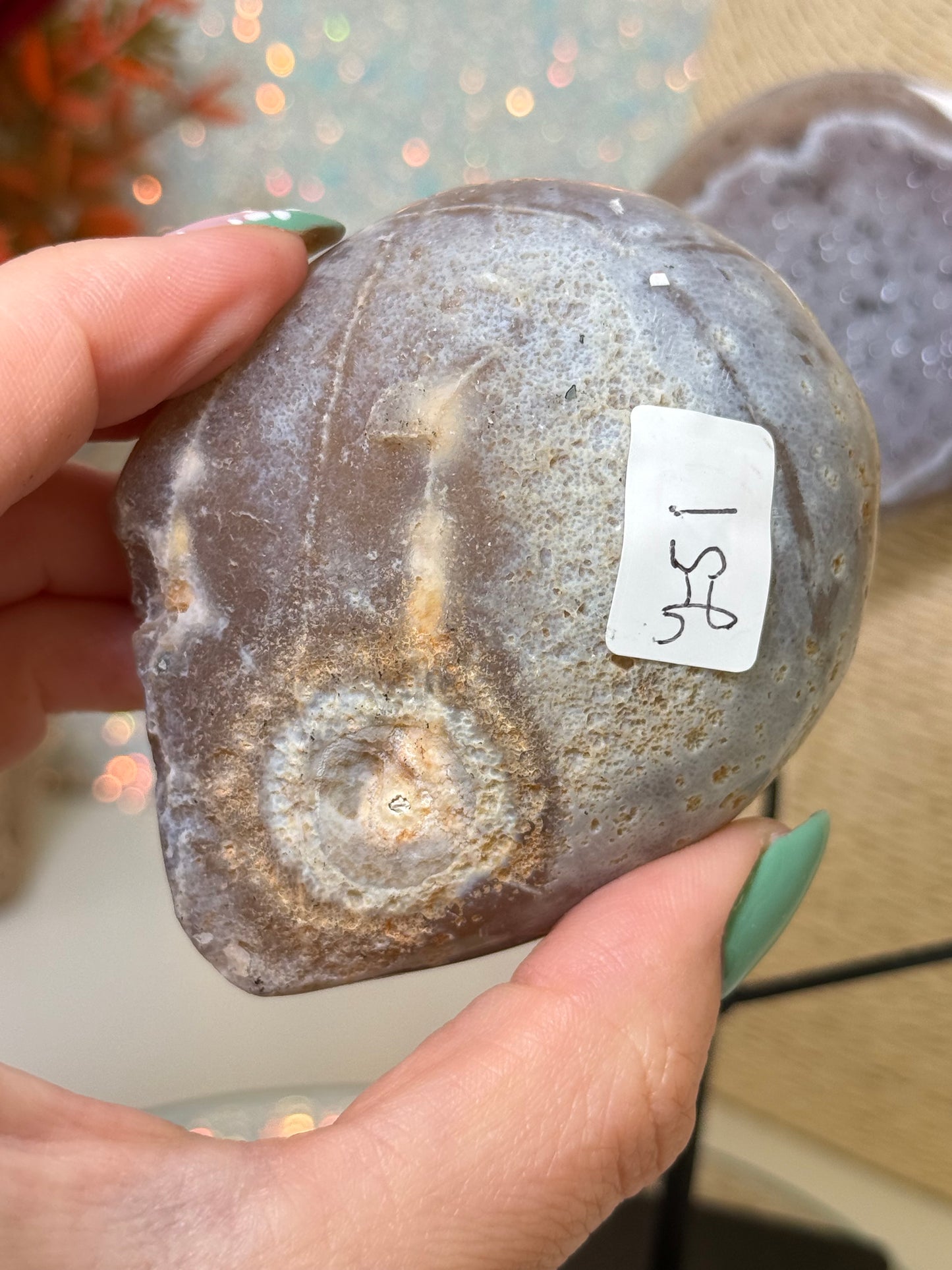 Brazilian Druzy Agate Geode Display Jewellery Box