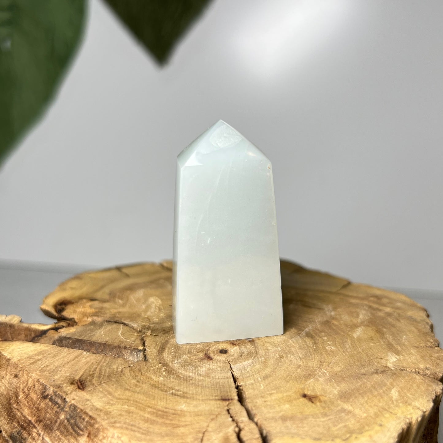 High Quality Sage Green Moonstone Tower