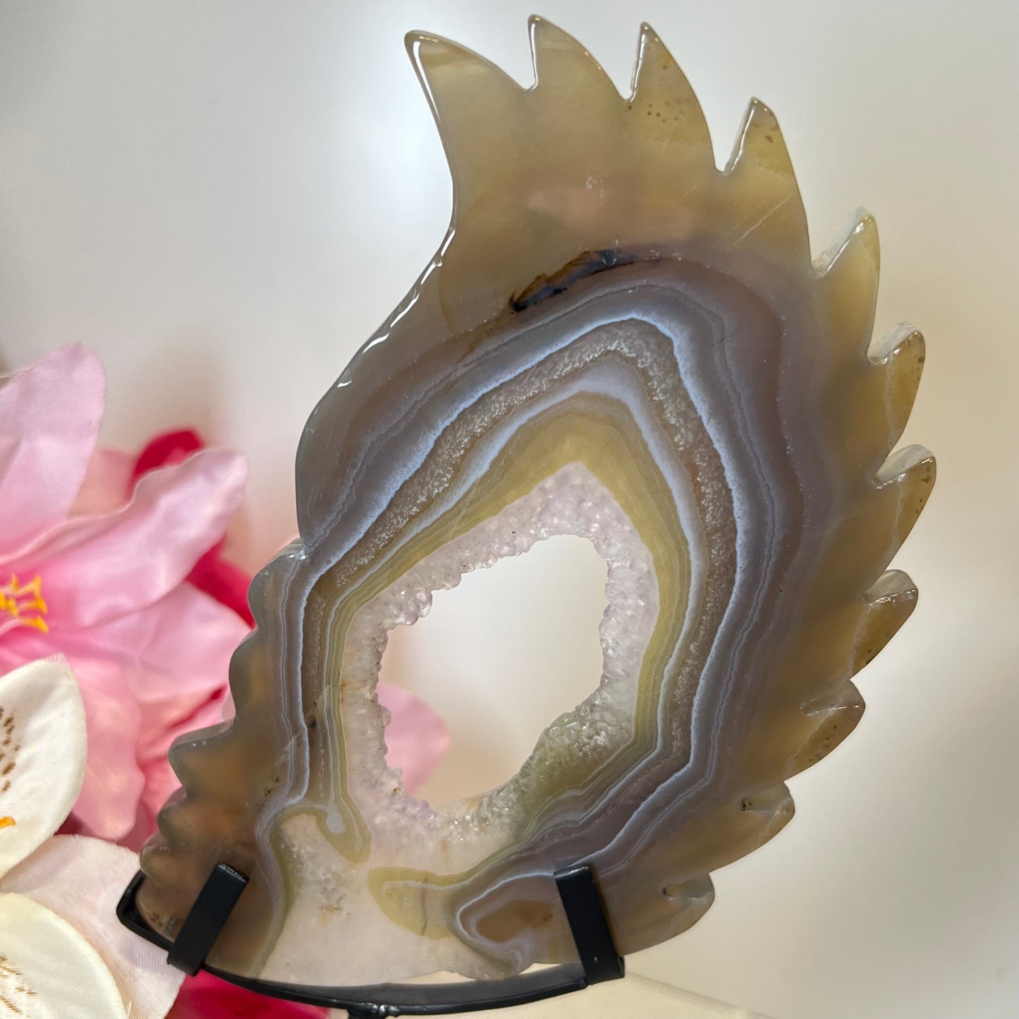 Druzy Agate Indian Head