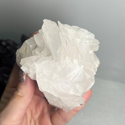 Large Raw Petal Calcite Specimen (UV Reactive)