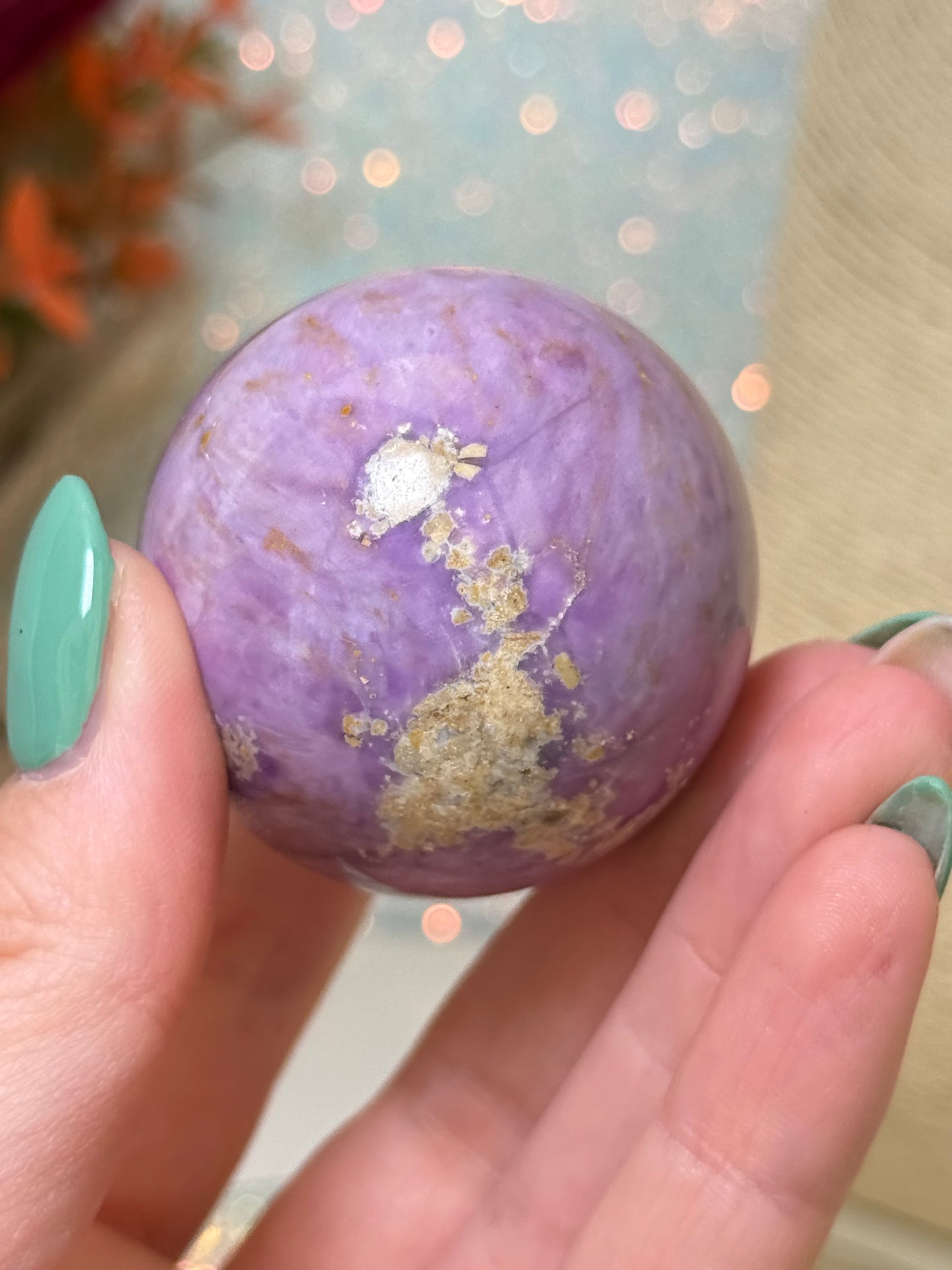 Phosphosiderite Sphere
