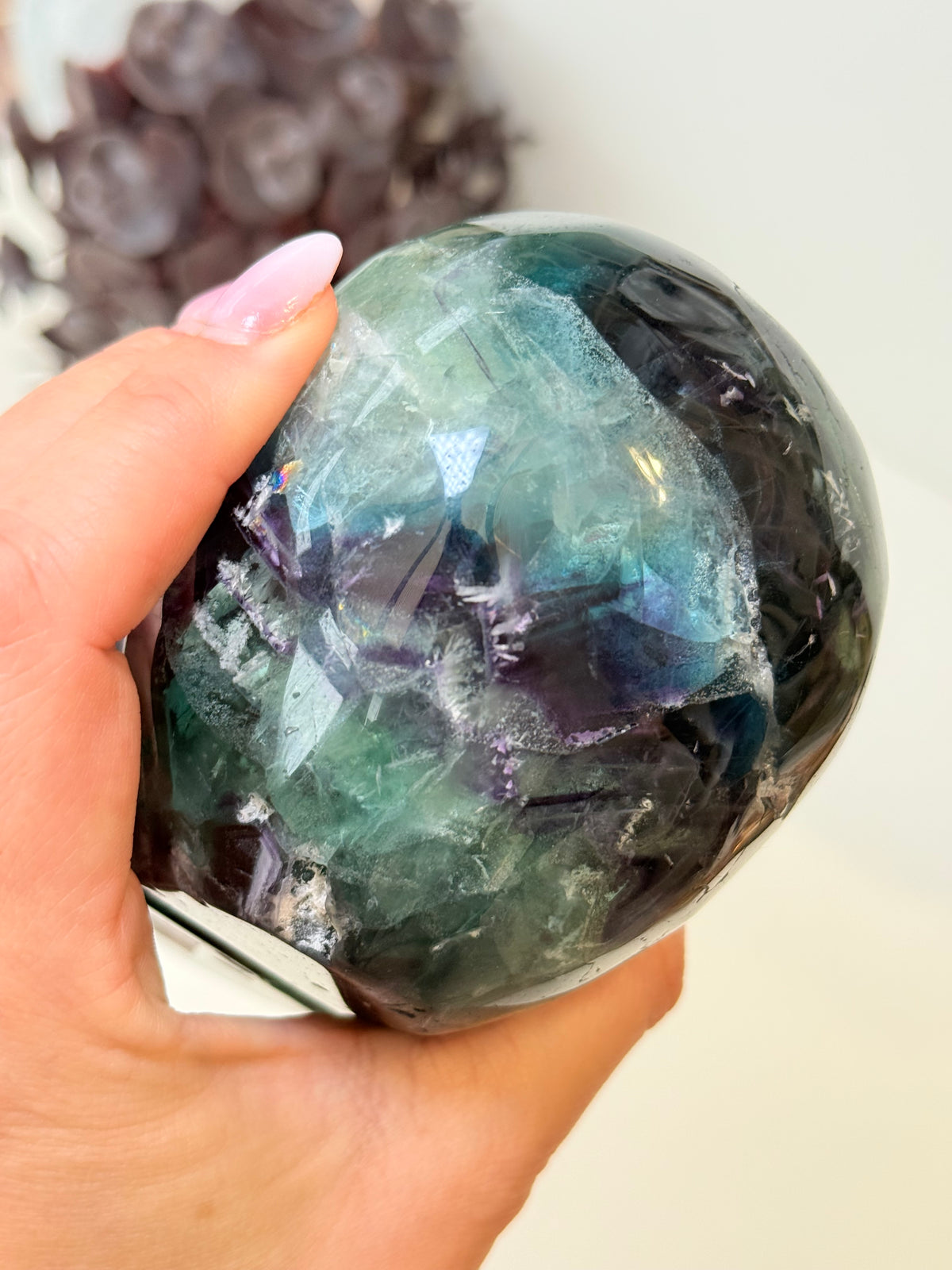 Large 1.5kg Fluorite Skull