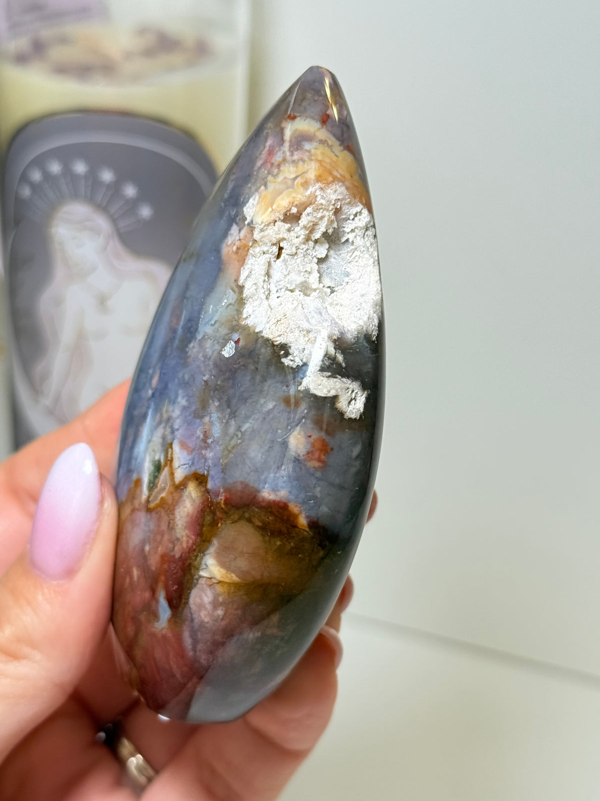 Indonesian Purple Chalcedony & Jasper Freeform
