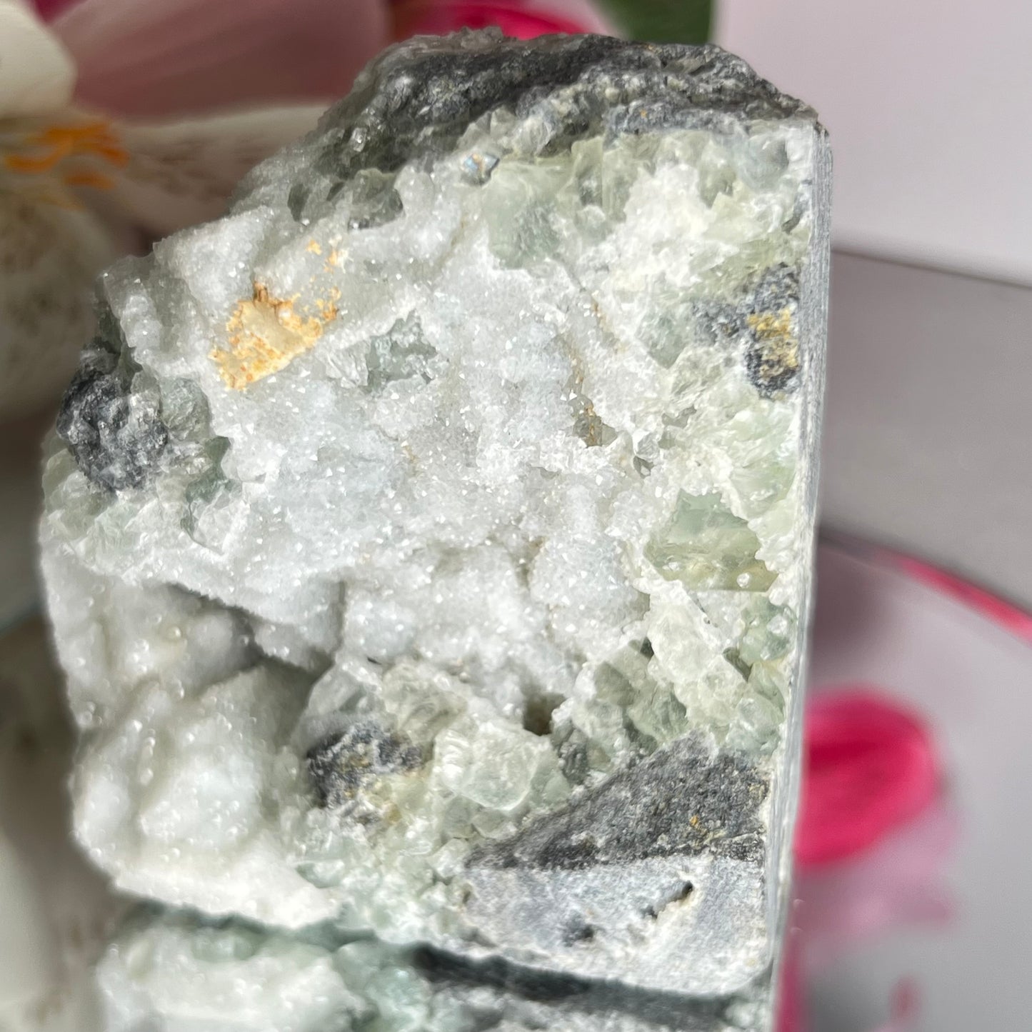 Fluorite on Sphalerite Specimen