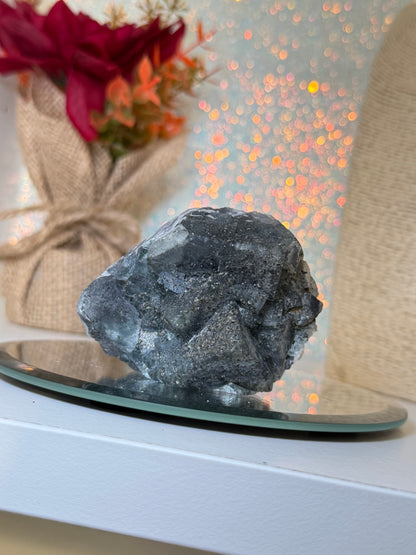 Fluorite Raw Pyrite (Insane UV!)