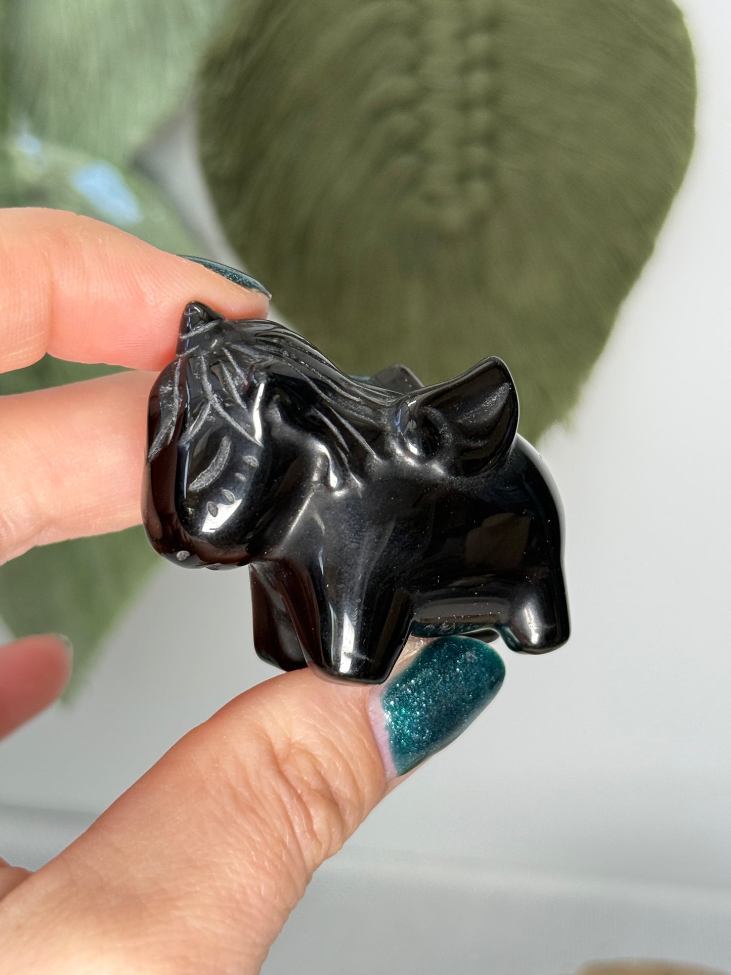 Black Obsidian Unicorn