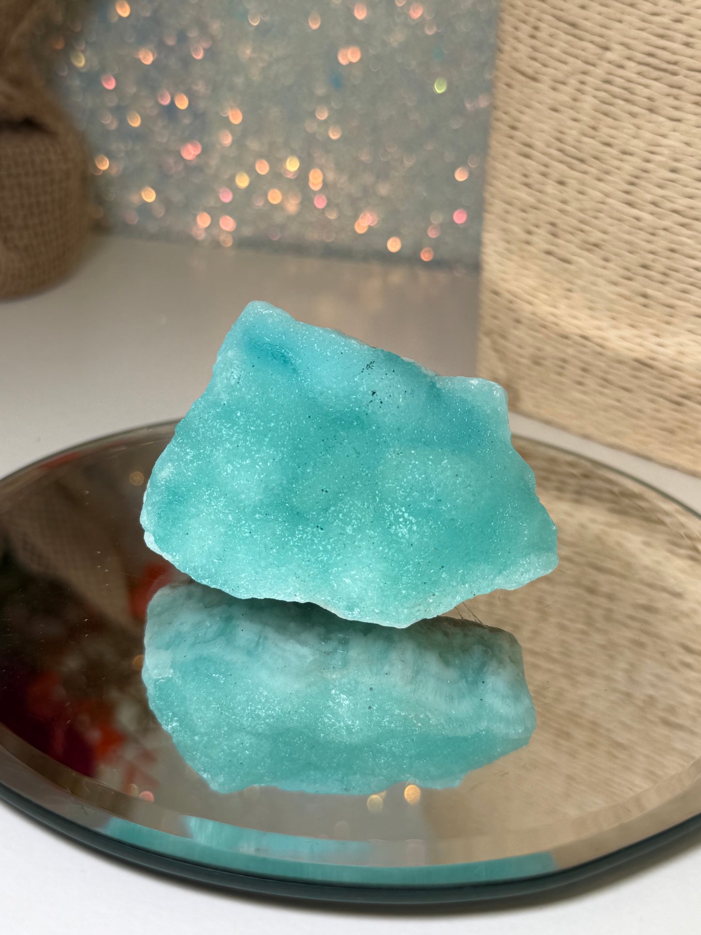 Blue Aragonite & Smithsonite Raw