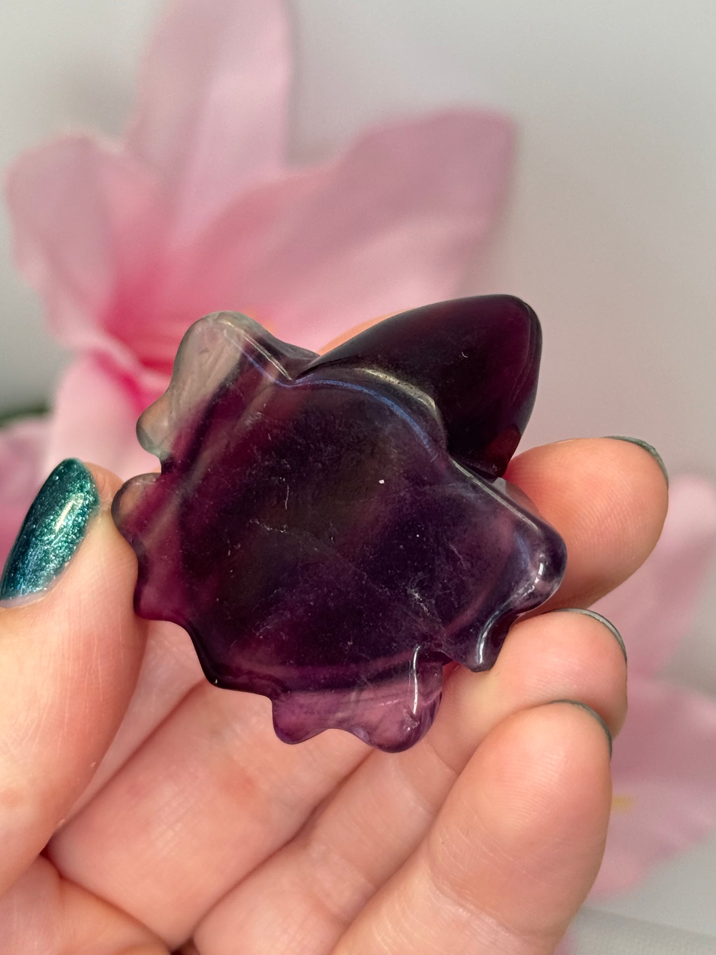 Fluorite Turtle (Minor Damage)