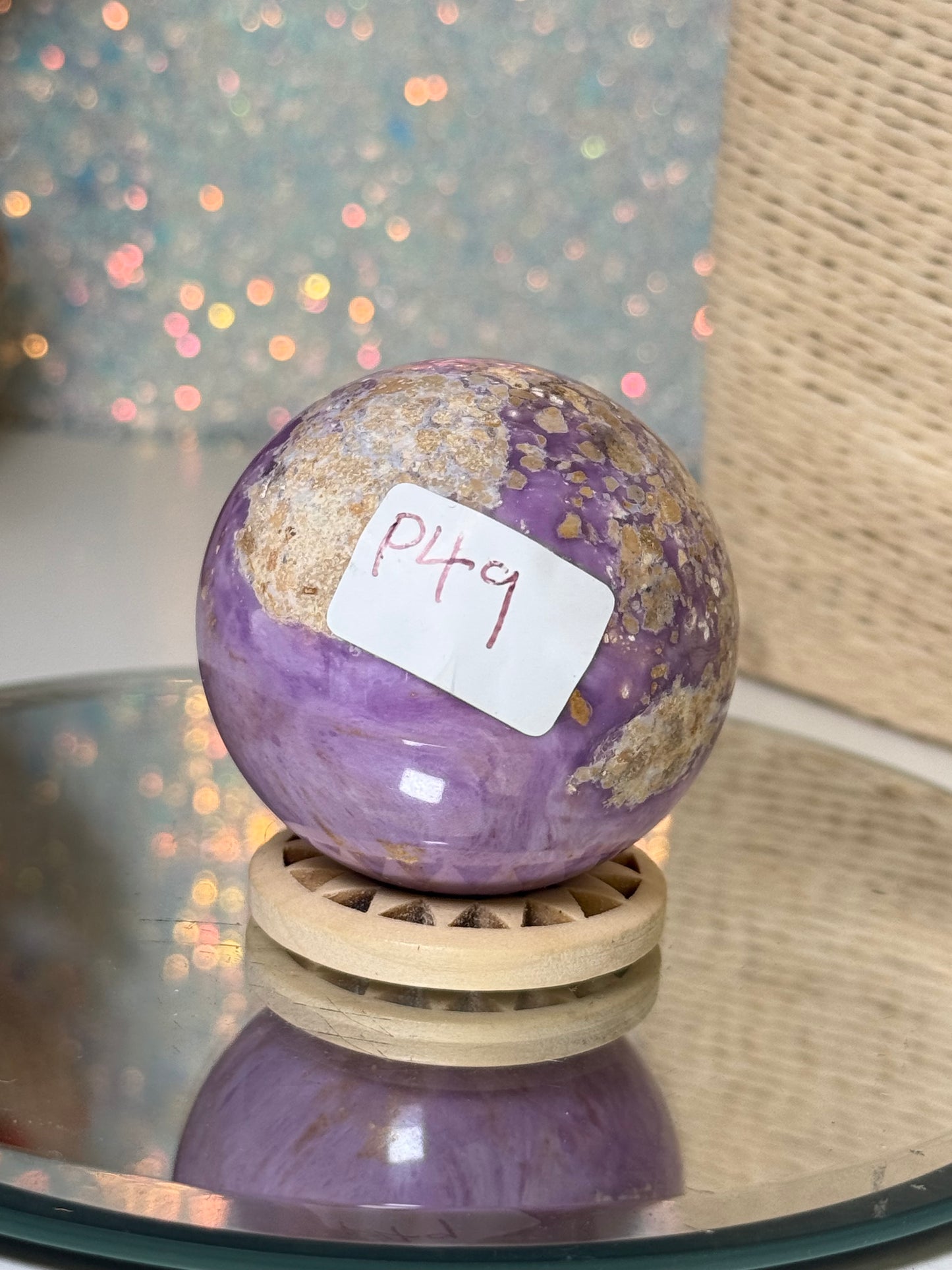 Phosphosiderite Sphere