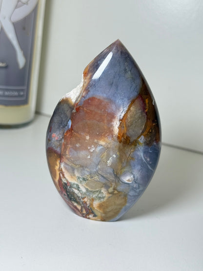 Indonesian Purple Chalcedony & Jasper Freeform