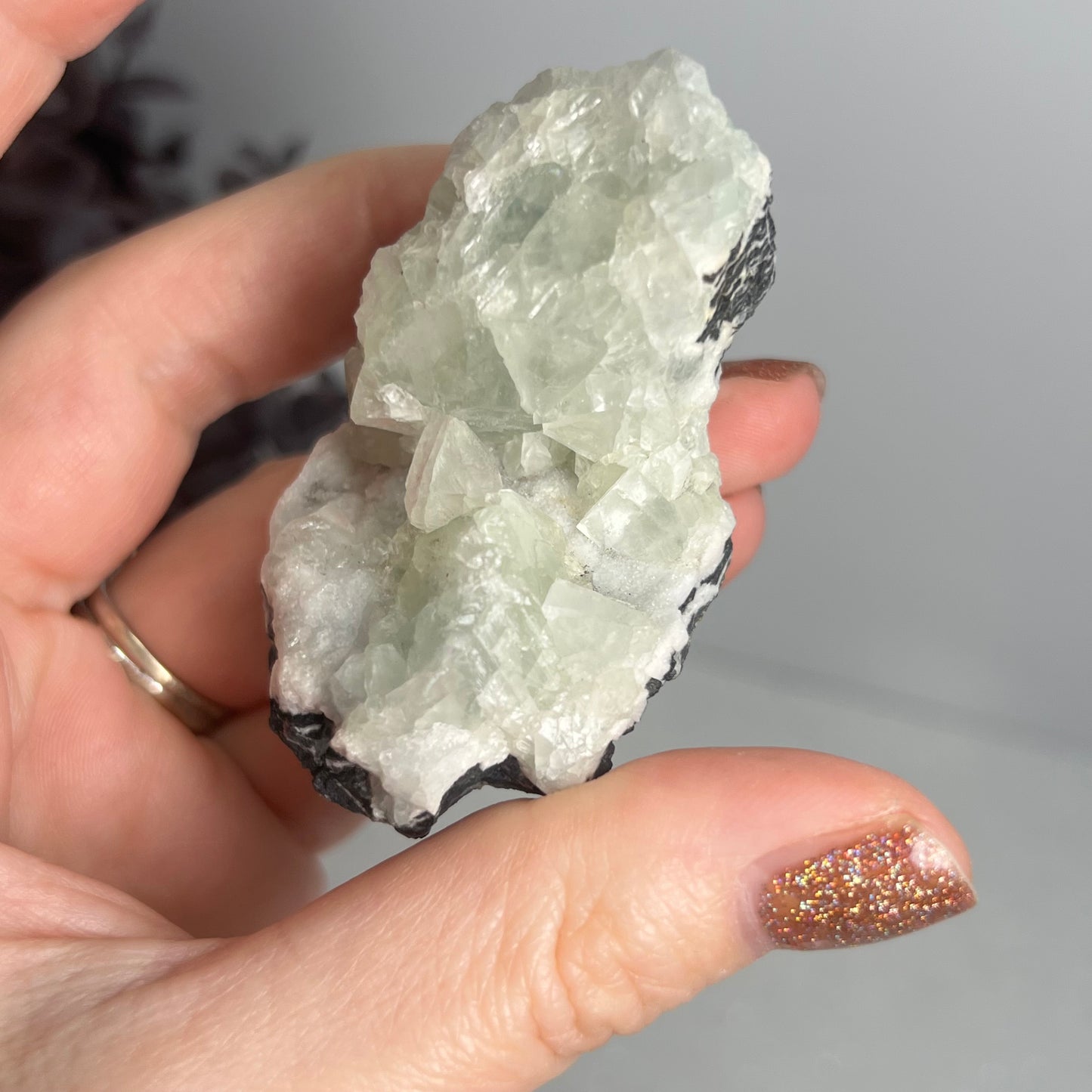 Fluorite on Sphalerite Specimen