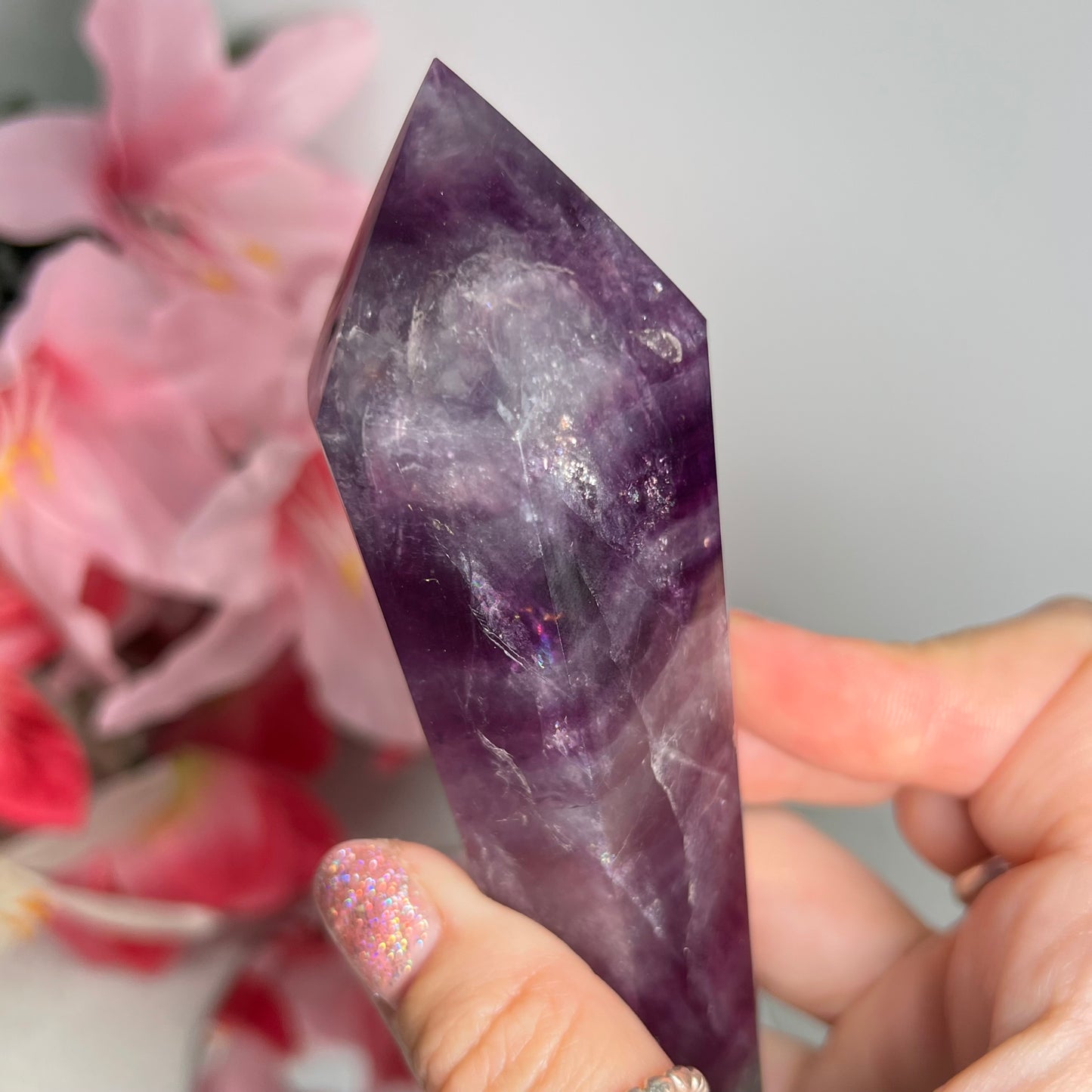 Fluorite Wand With Stand